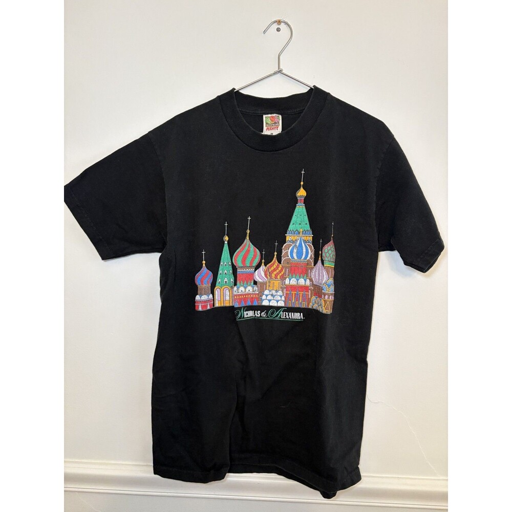 Vintage 90s Nicholas and Alexandra Movie Fruit of the Loom 100% Cotton Sz L